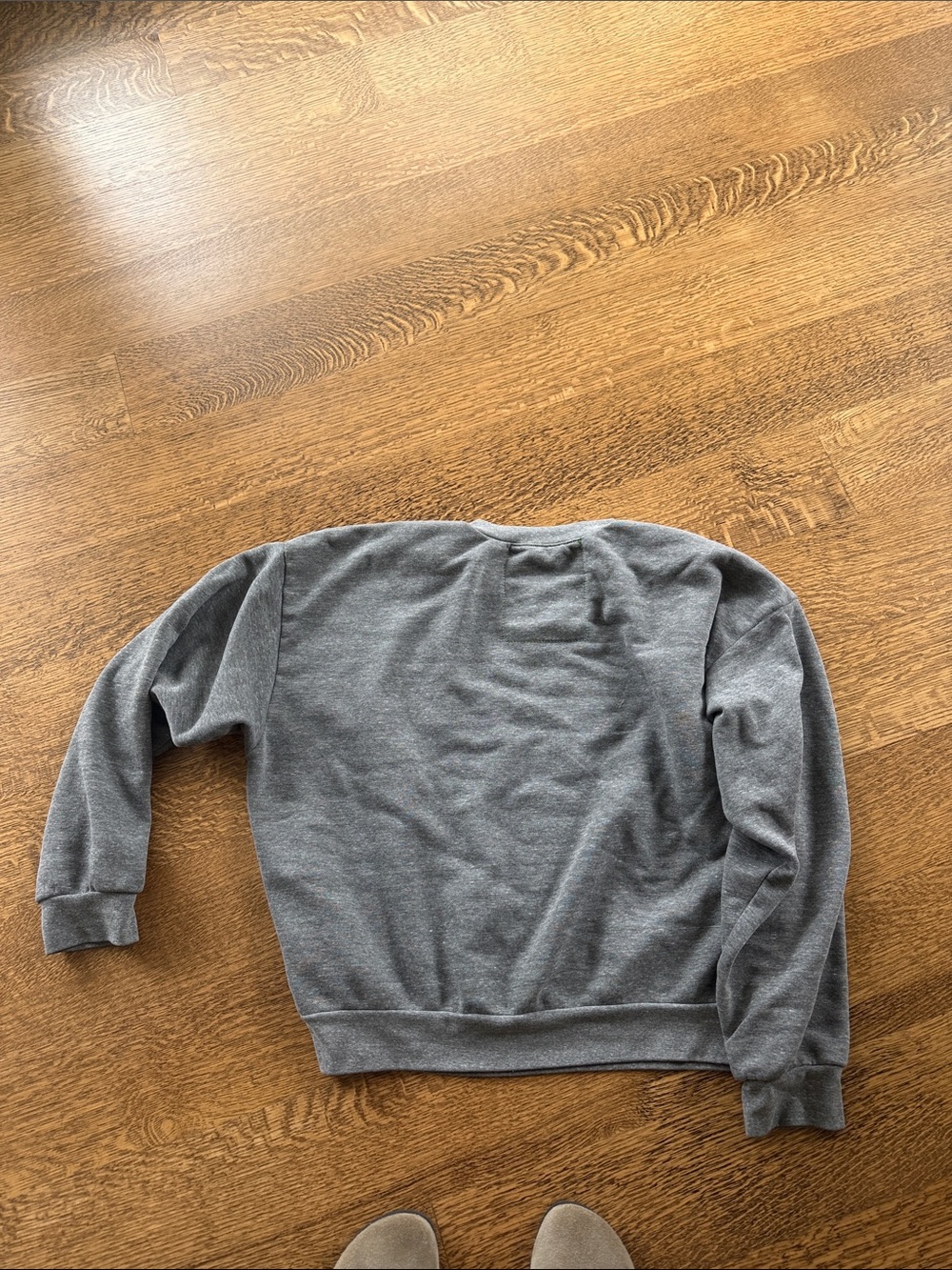 Aviator Nation Gray Sweatshirt with Multicolor Stripes - Picture 3 of 3